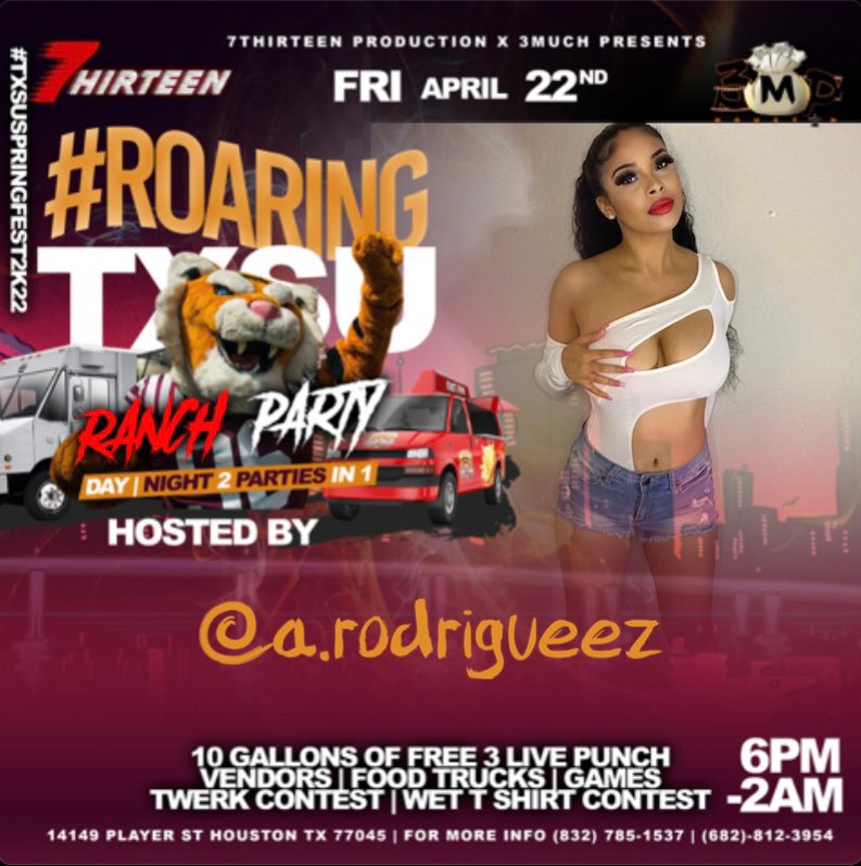 csmoove41's tweet photo. Now that #PVSPRINGFEST2k22 is over it’s time for #TxSUSpringFest2K22 ❗️❗️❗️ #roaringtxsu https://t.co/dep9Aq2FzM