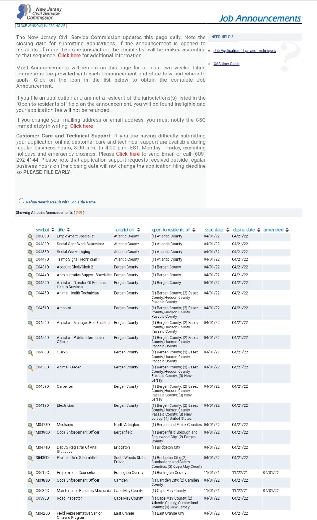 NJ Civil Service Commission on Twitter "Interested in working in State