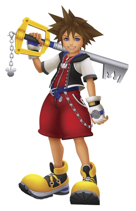 sad that sora's shoes gets smaller w each game 