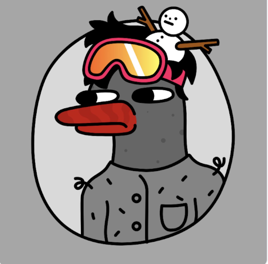 GoOfficeNinja's tweet photo. @Metaverse_Yin @IndifferentDuck Honestly, the most fun you can have with customizing your own #NFT / #Bravo yo… I have 1 egg left, saving for a special occasion. That being said, here’s my gang… 

#IndifferentDuck https://t.co/cgMCTRlJI2