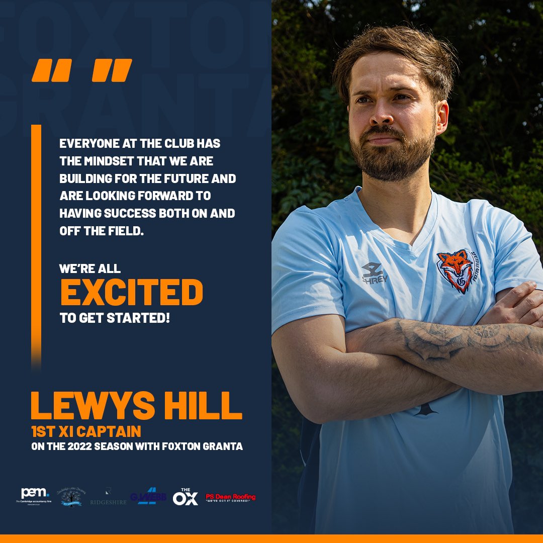 Foxton Granta CC (@foxtongrantacc) on Twitter photo 1st XI Captain Lewys Hill on the upcoming season with Foxton Granta CC! ๐ฆ
โข
โข
โข
#foxtongrantacc #foxes #cricket #cambridge #foxton 1st XI Captain Lewys Hill on the upcoming season with Foxton Granta CC! ๐ฆ
โข
โข
โข
#foxtongrantacc #foxes #cricket #cambridge #foxton
