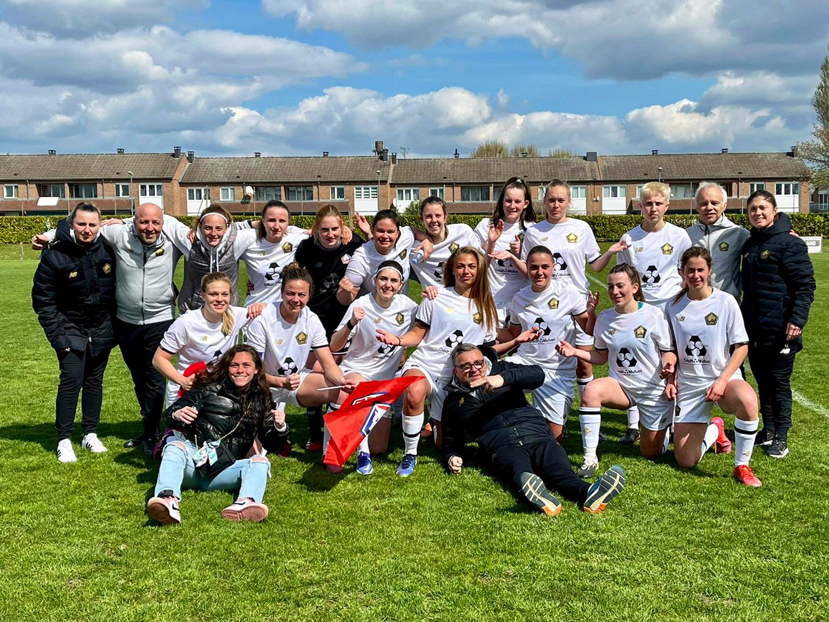 🔥🔥 MONTÉE EN R1 VALIDÉE 💪🏼💪🏼

Après son succès sur le terrain de Bousbecque (0-2), notre équipe réserve du <a href="/losclive/">LOSC</a> monte en #Regional1 👏👏👏
⚽️ Milleville et Delebarre 

Un grand bravo aux joueuses, au staff et aux bénévoles
