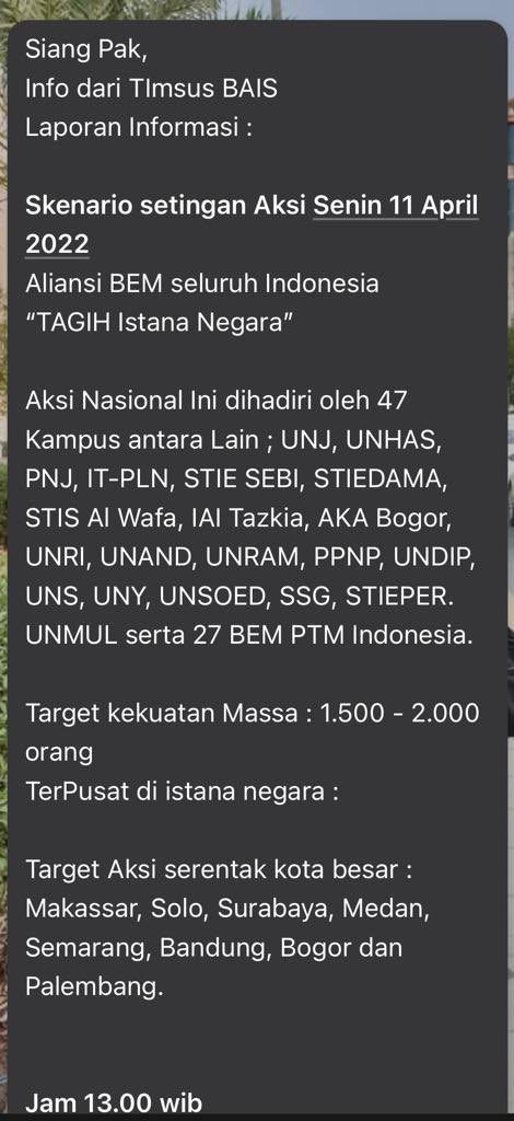 nazaqistsha's tweet photo. Selamat malam rekan2 semua,

Sehubungan adanya pesan berantai melalui group2 WA yg mengatasnamakan "Timsus BAIS" yg menyampaikan bahwa saya sbg mentor/koord aksi terkait isu hukum dan advokasi, 
Saya nyatakan bahwa isu itu TIDAK BENAR &amp; MENGADA-ADA. https://t.co/olyGiJRGtT