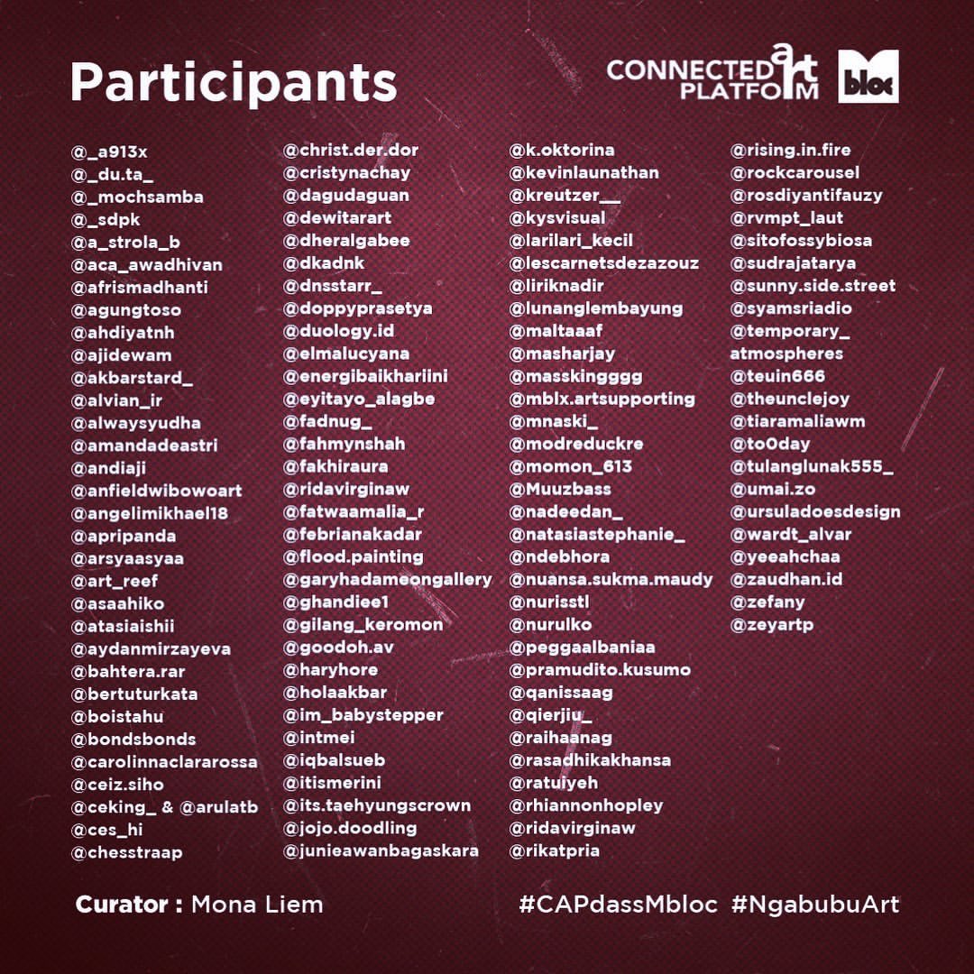 So excited to be showcasing my motion piece at Digital Art Shuffle Show, a collaboration between @connectedartplatform @mediaartglobale <a href="/mblocspace/">M Bloc Space</a>. It will be shown in Creative Hall, M Bloc Space, 17.00 - 21.00 WIB | from 9 April until 9 May 2022.