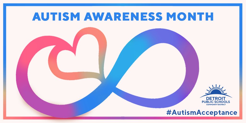 Together with our families, friends, and neighbors, let's celebrate Autism Awareness Month by creating a kinder, more inclusive world for people with autism in our classrooms and communities. #AutismAcceptanceMonth #AutismAwarenessMonth