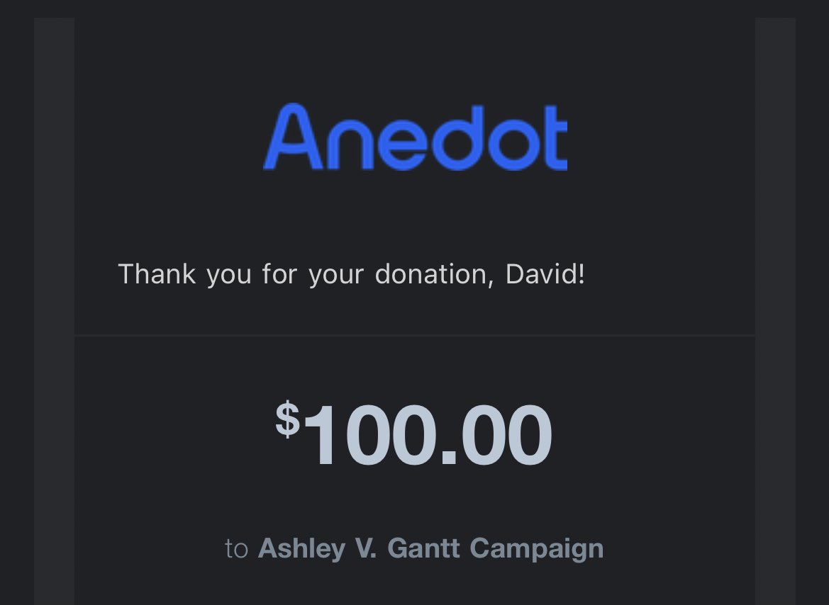 James Bush III is the one Democrat who voted for the don’t say gay bill in Florida. 
<a href="/Gantt4Florida/">Ashley V. Gantt</a> is running against him in the primary- give her a follow. 

I get paid soon from my job and really want vote James out so I'm throwing in $100 secure.anedot.com/eb4cc383-e988-…