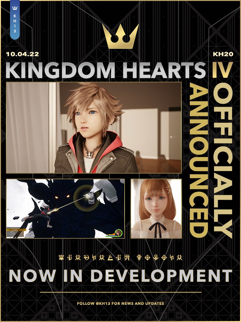KINGDOM HEARTS IV is in development!