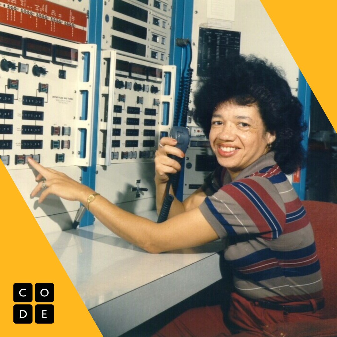 codeorg's tweet image. Dr. Christine Darden is an American aeronautical engineer who devoted much of her 40-year career at @NASA to researching supersonic flight and sonic booms! 💥 #RoleModelsinCS