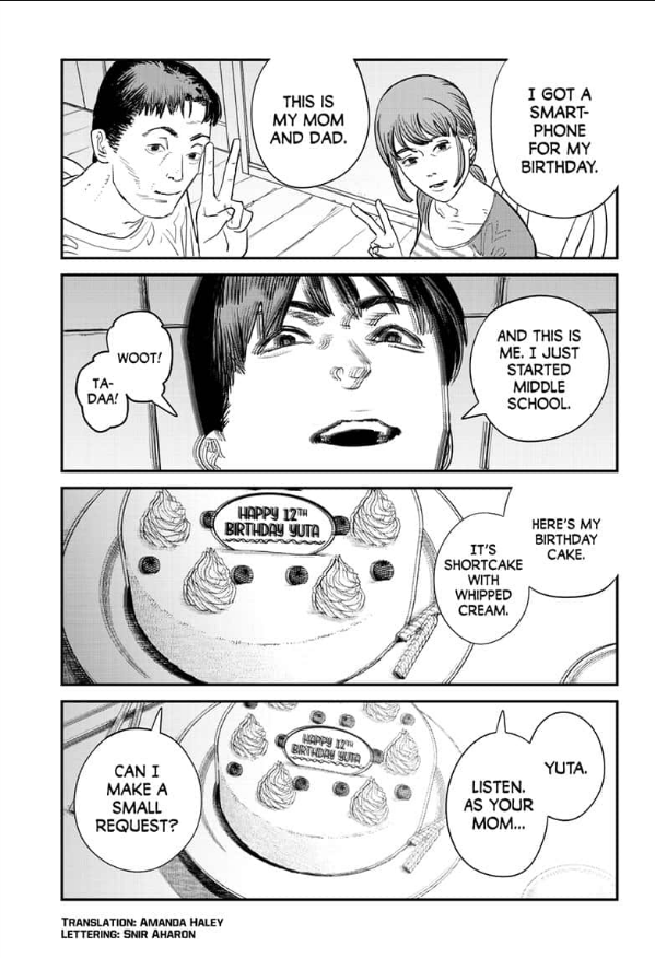FrostyDrinkin's tweet photo. Goodbye Eri consisting mostly of 21:9 panels to evoke film is really inspired. But Fujimoto smartly doesn't force himself to keep it consistent throughout the entire work.

#goodbyeeri #sayonaraeri #chainsawman https://t.co/UVZA55QwnU