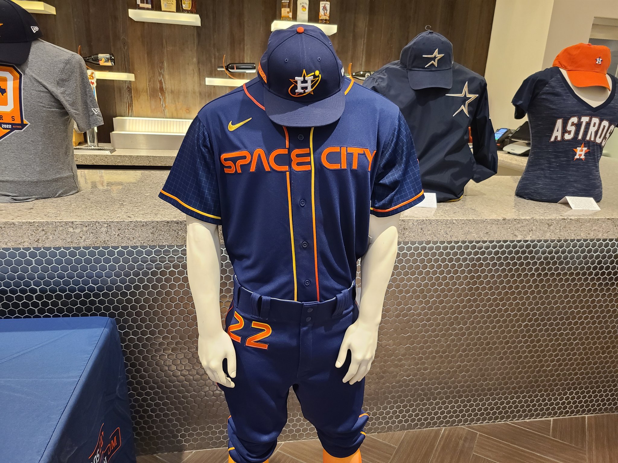 Astros Nike Replica Alternate Jersey