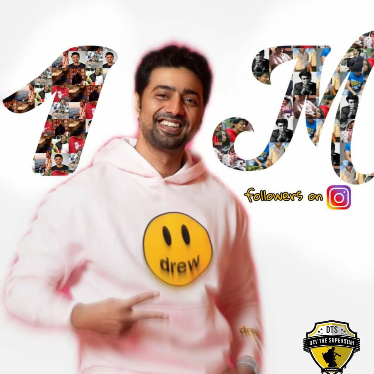 TeamDevFcBd's tweet photo. Congratulations Superstar for completing 1 million followers on Instagram ❤️🥳

@idevadhikari https://t.co/lWViBfwTzL