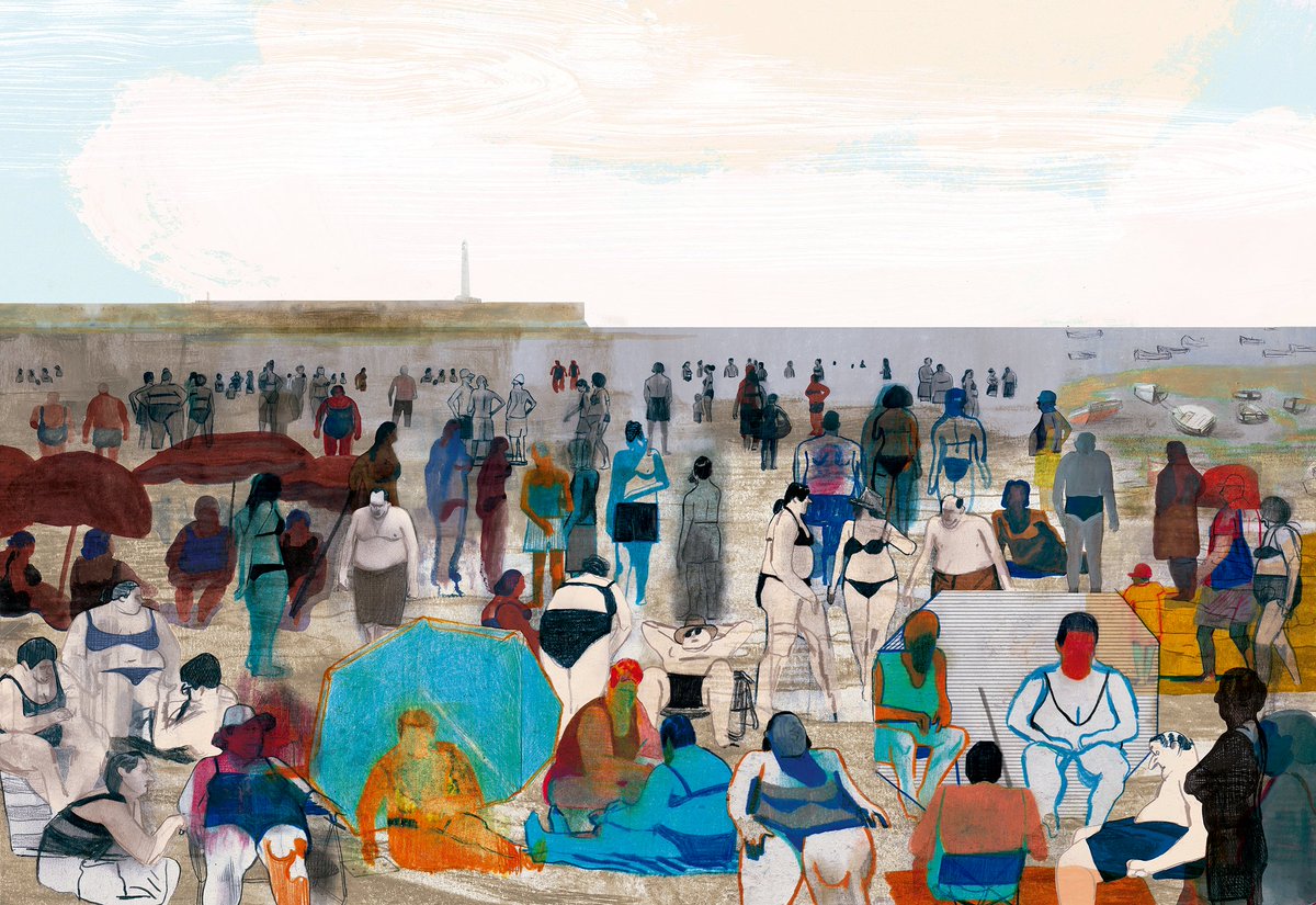 IllustrationZo1's tweet photo. The Traveller, by Jorge González https://t.co/GdS88Ndnd7 From the #graphicnovel #SALITRE (Spaceman project)
@jorgeilustra
#beach #summer #spacemanproject #conceptualillustration #illustration #pastels #fineart #conceptualart #jorgegonzalez #editorial #editorialillustration #art https://t.co/23Fmdhb2kB