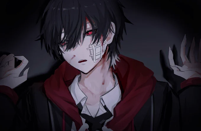 #KuzuArt 
「……ok」 
