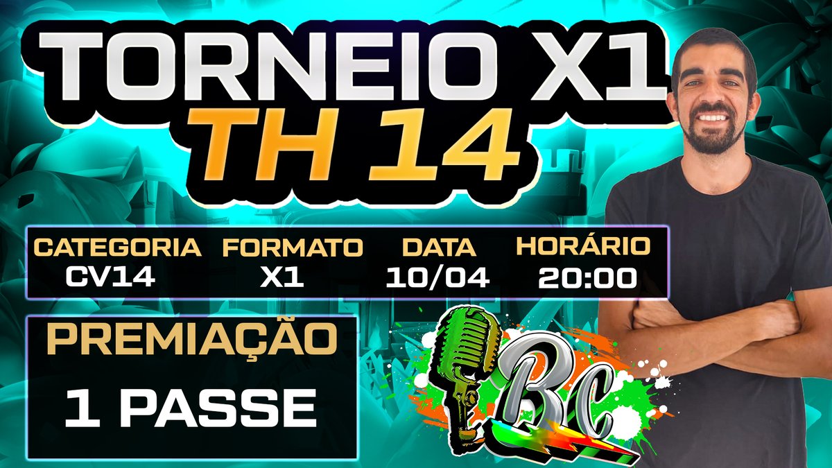 Estamos de Volta!!
X1 mais Insano do Clash

📆 10/04
⏰ 20:00  🇧🇷

🎙️ <a href="/BaduClash/">Badu Clash</a>  
🎥 youtu.be/FplYpZ9H6Jw
Apoio: Eu mesmo ! 😂😂

 #RETWEEET