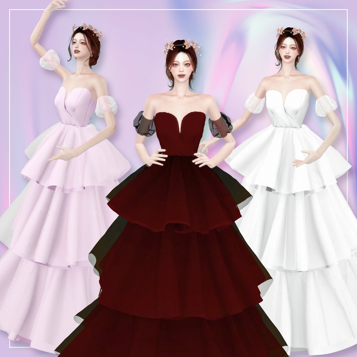 dinoneo_'s tweet photo. [DINO] Layer Dress https://t.co/xMfXtboQCx 

#sims4 #심즈4cc #sims4cc https://t.co/9XMFO50taw