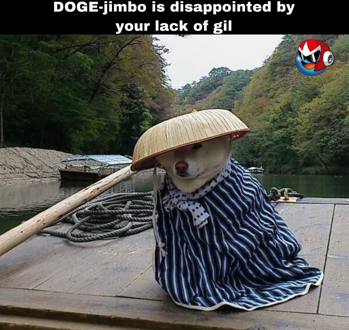 dukey03's tweet photo. #FinalFantasy #finalfantasymemes #ffmemes #finalfantasyx #ffx #FF10 #Yojimbo #jrpg #jrpgmemes #RPG #rpgmemes #gaming #gamingmemes #samurai #dogs #dogsoftwitter #doge https://t.co/QLkSOnIBOz