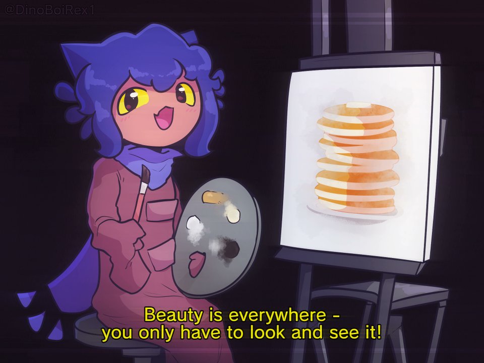 WholesomeMeme's tweet photo. Artwork by @DinoBoiRex1 ^-^ https://t.co/avUSyHLtSD