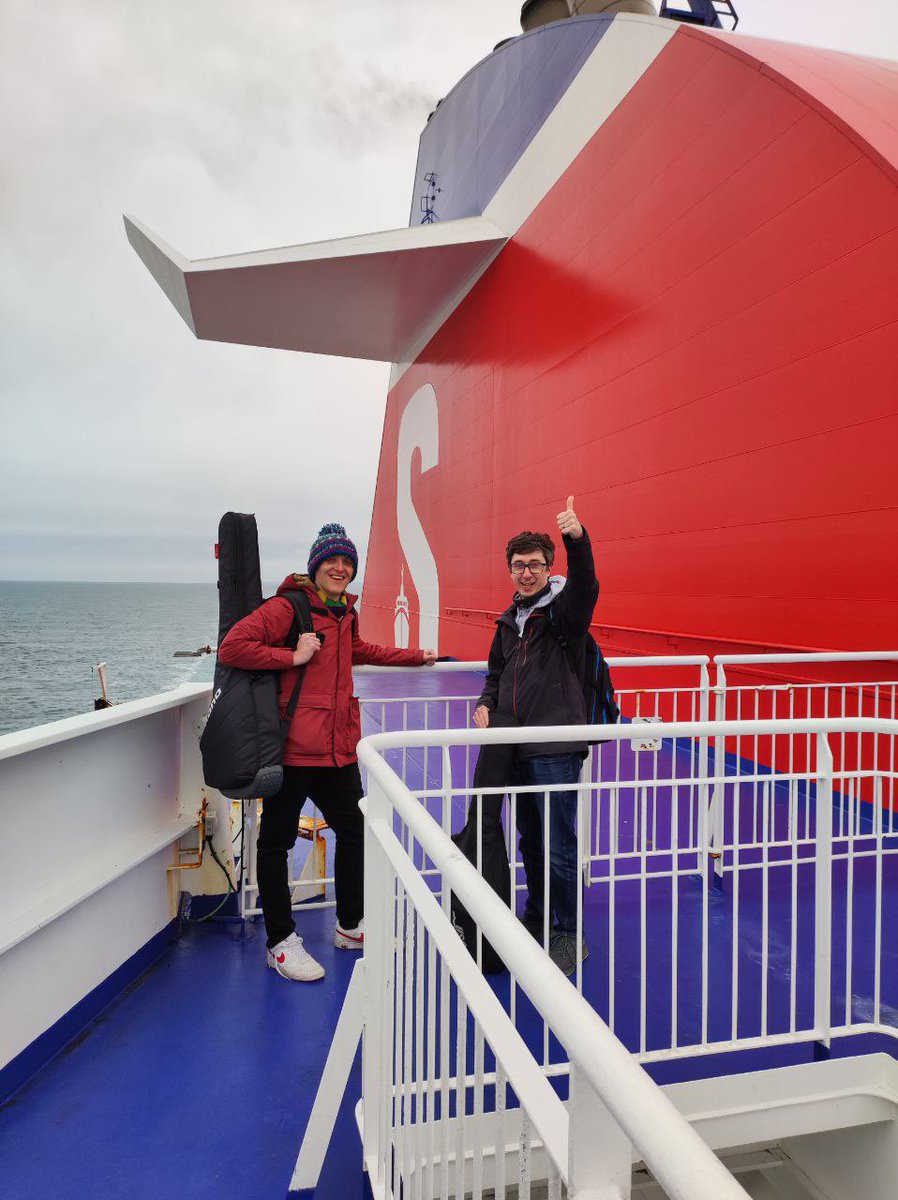 A band on ship!