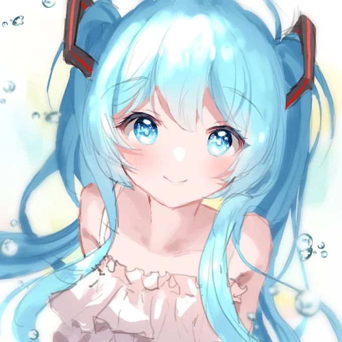 #初音ミク 
#初音ミクイラスト 