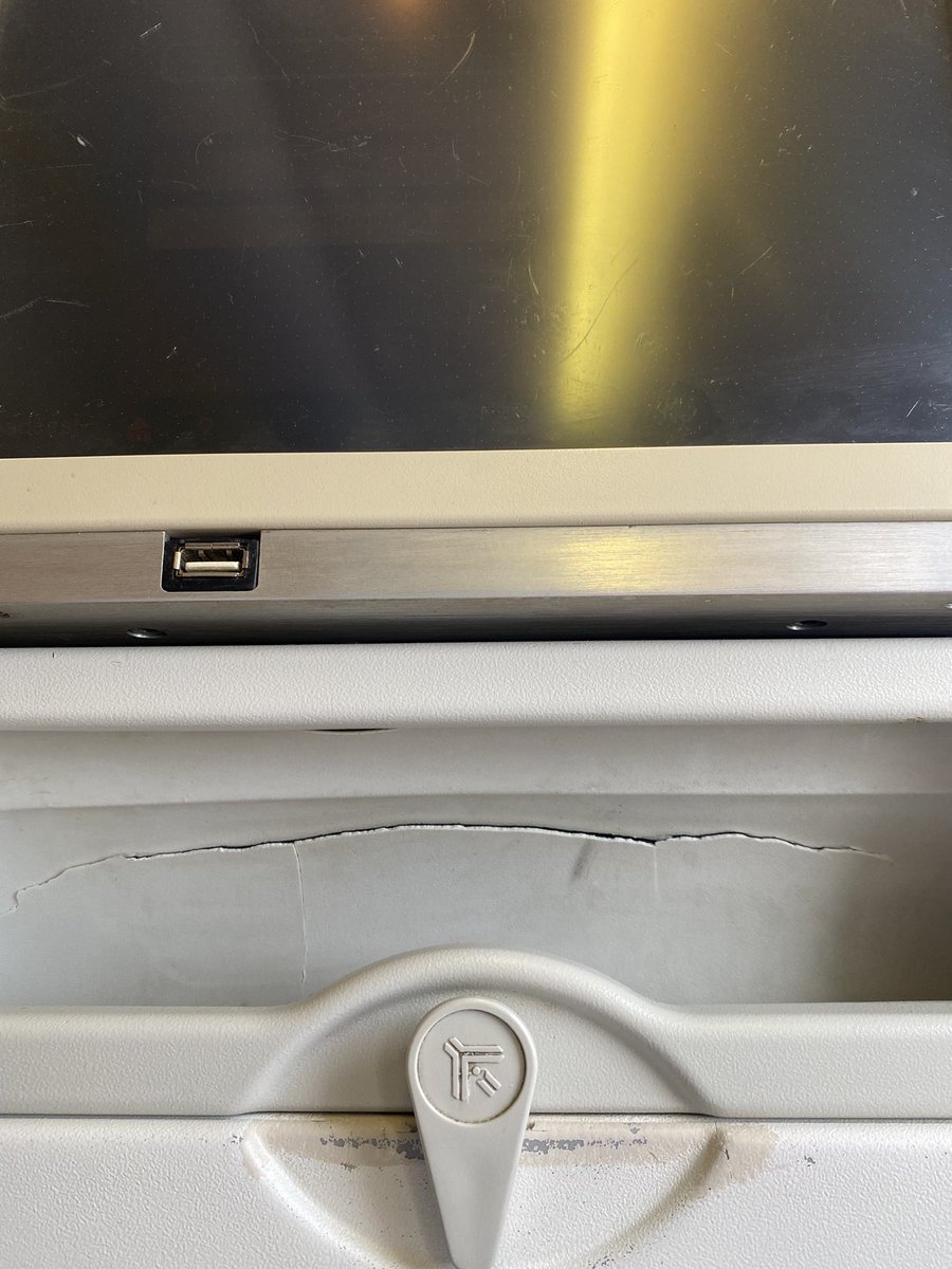 prachichd's tweet photo. Just boarded an international @airindiain flight. Dirty, damaged and unkept. #dirty #disappointed #AirIndia https://t.co/vMAKKRyExb