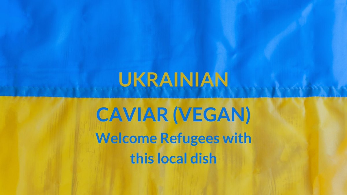 ClimatePactGuru's tweet image. Ukraine Caviar (A Vegan Delight) to welcome the refugees.

householder-climate-action.ghost.io/ghost/#/editor…