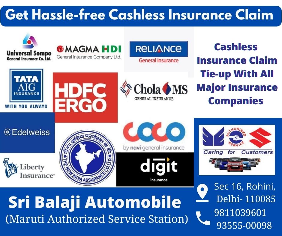 SriBalajiAuto's tweet photo. HASSLE-FREE INSURANCE CLAIM FACILITY from all major insurance companies. Contact Sri Balaji Automobile, Maruti Authorized Service Station in Rohini, Delhi. Call 9811039601 / 93555-00098
@SriBalajiAuto 
#carrepair #carservice #rohini #carmechanic #carworkshop #carinsuranceclaim https://t.co/p4E4nVIQnv