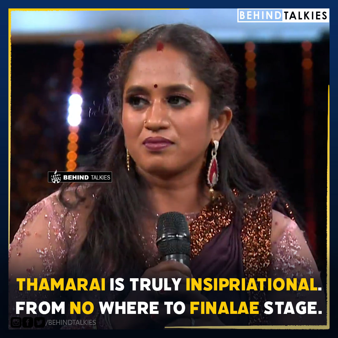 BehindTalkies's tweet photo. #Thamarai deserves more than this. She is more interested to be in the final stage than the money, she proved that twice. Loads of respect to you. #BBUltimate https://t.co/blbNb4nd18