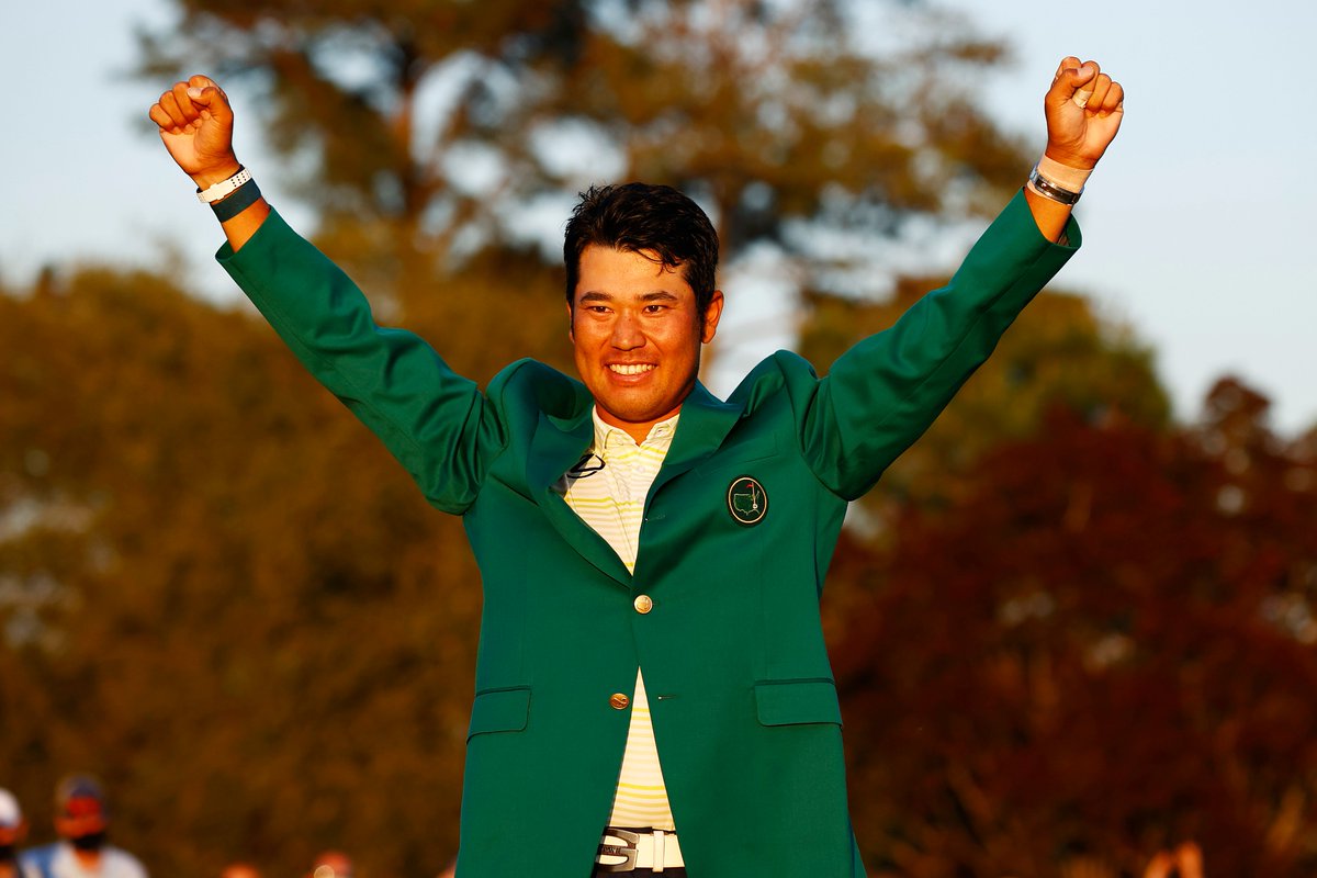 PGATour's tweet photo. Third consecutive year that a player has entered the final round of #theMasters leading by 3 or more.

2022: Scottie Scheffler3⃣
2021: Hideki Matsuyama4⃣
2020: Dustin Johnson4⃣ https://t.co/CdmQ55Q1kO