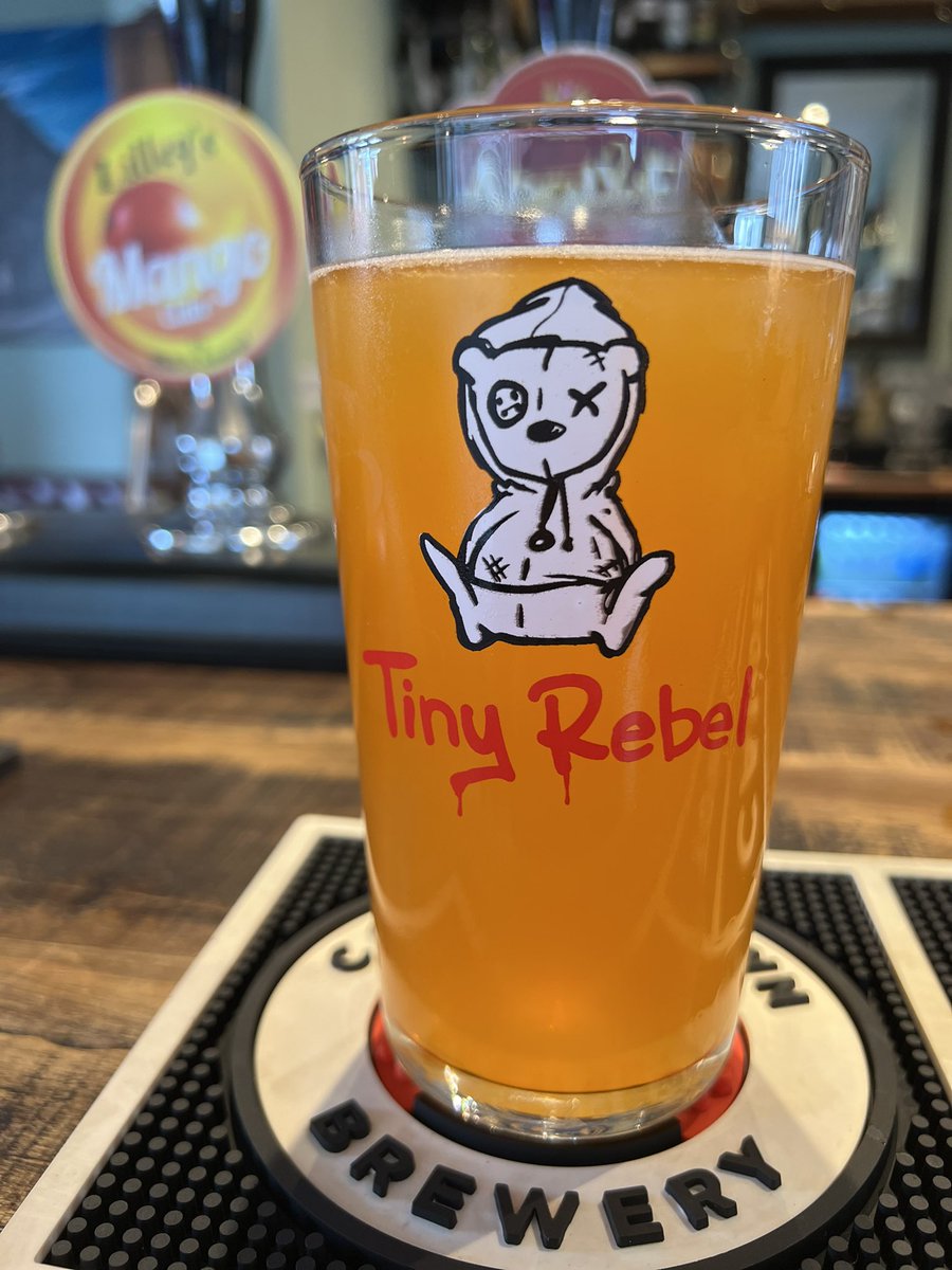 After painting the kitchen cupboards, it’s time for a pint! 🍺 

@reddlifestyle @tinyrebelbrewco #TinyRebel #YoungHearts #realale #beer #CAMRA