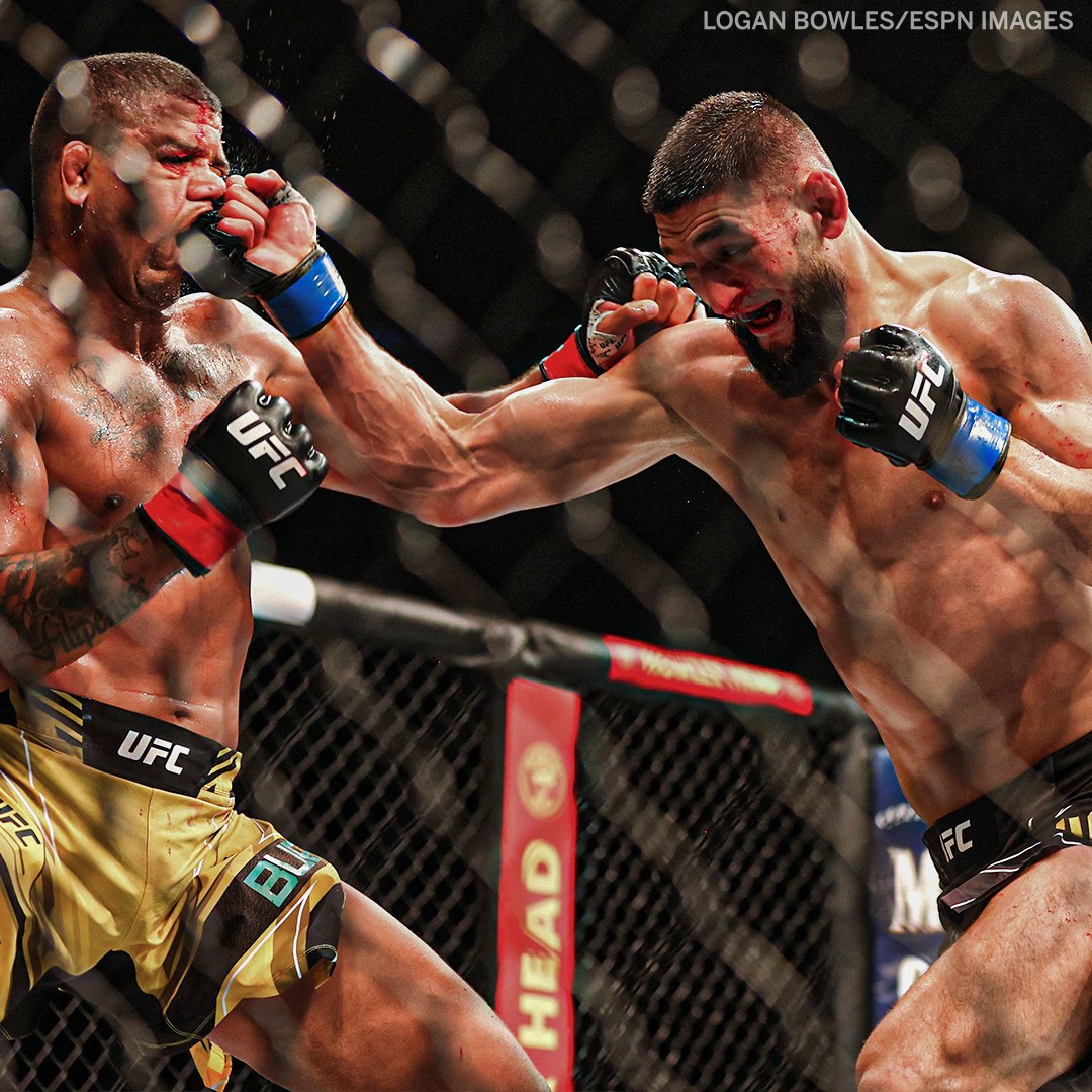espnmma's tweet photo. Was this the fight of the year so far? 🤔 #UFC273 https://t.co/pGBL31xcOm