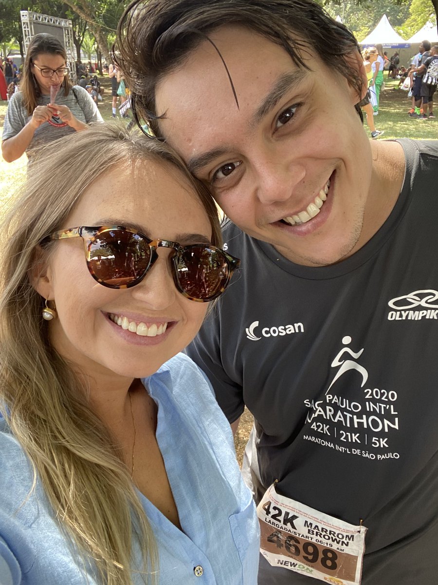 tatahm's tweet photo. Vai aparecer em todas as redes sociais pq sim 42km completos ❤️ amo vc @marcospig https://t.co/hQeqEenZqU
