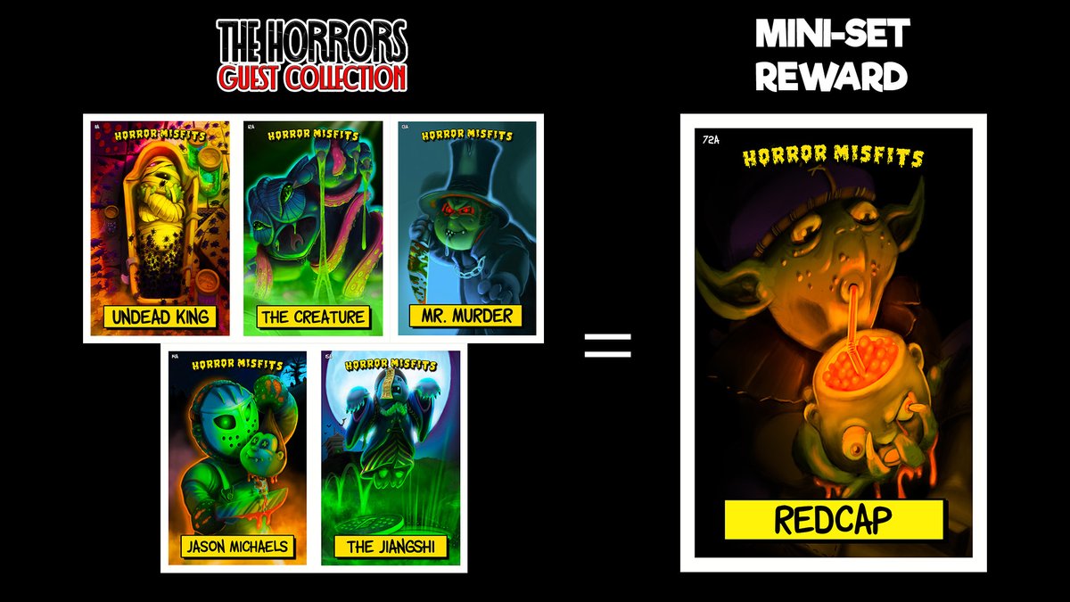 UltraRareUK's tweet photo. #GuestCollection featured mini-set Horror Misfits reward card drawn by @DustyPixels2 🤩
Collect the A/B mini-set of any rarity to get the variant reward.
We are doing an #NFTGiveaway of a full mini-set to 1 lucky winner🤯
✅RT & Drop your $WAX wallet👇
⏰Ends in 24hours https://t.co/xxvyPj2Zhg