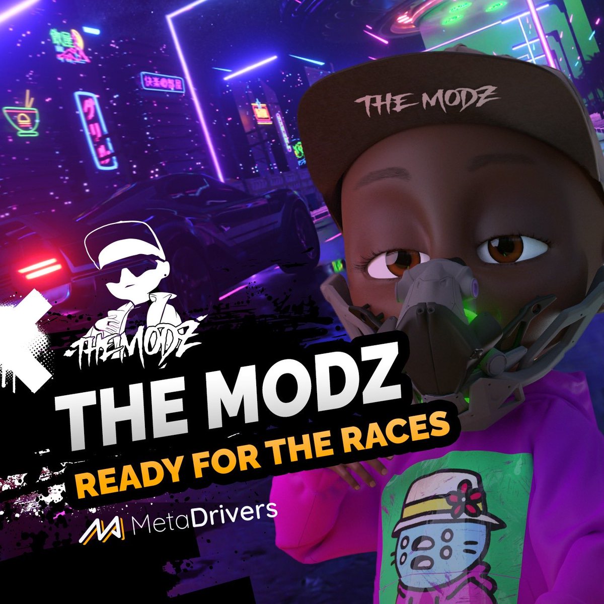 The Modz (@themodzkids) on Twitter photo We are happy to announce our official partnership with <a href="/meta_drivers/">Meta Drivers</a> 👊🏽
Our collection will be integrated into Meta Drivers P2E game🚀
Are you ready to race? 😈🏎️ We are happy to announce our official partnership with <a href="/meta_drivers/">Meta Drivers</a> 👊🏽
Our collection will be integrated into Meta Drivers P2E game🚀
Are you ready to race? 😈🏎️