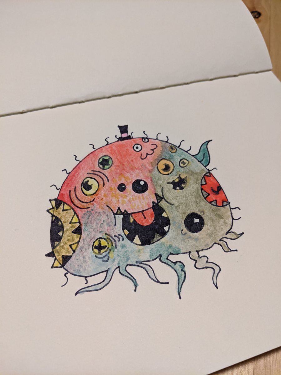 Hello <a href="/naominovik/">Naomi Novik</a> ! We wanted to let you know that our book club absolutely loves The Scholomance so far. In particular, we have some maw-mouth fans, who wanted me to share this cute maw-mouth inspired fanart with you. Thank you for this wonderful story!