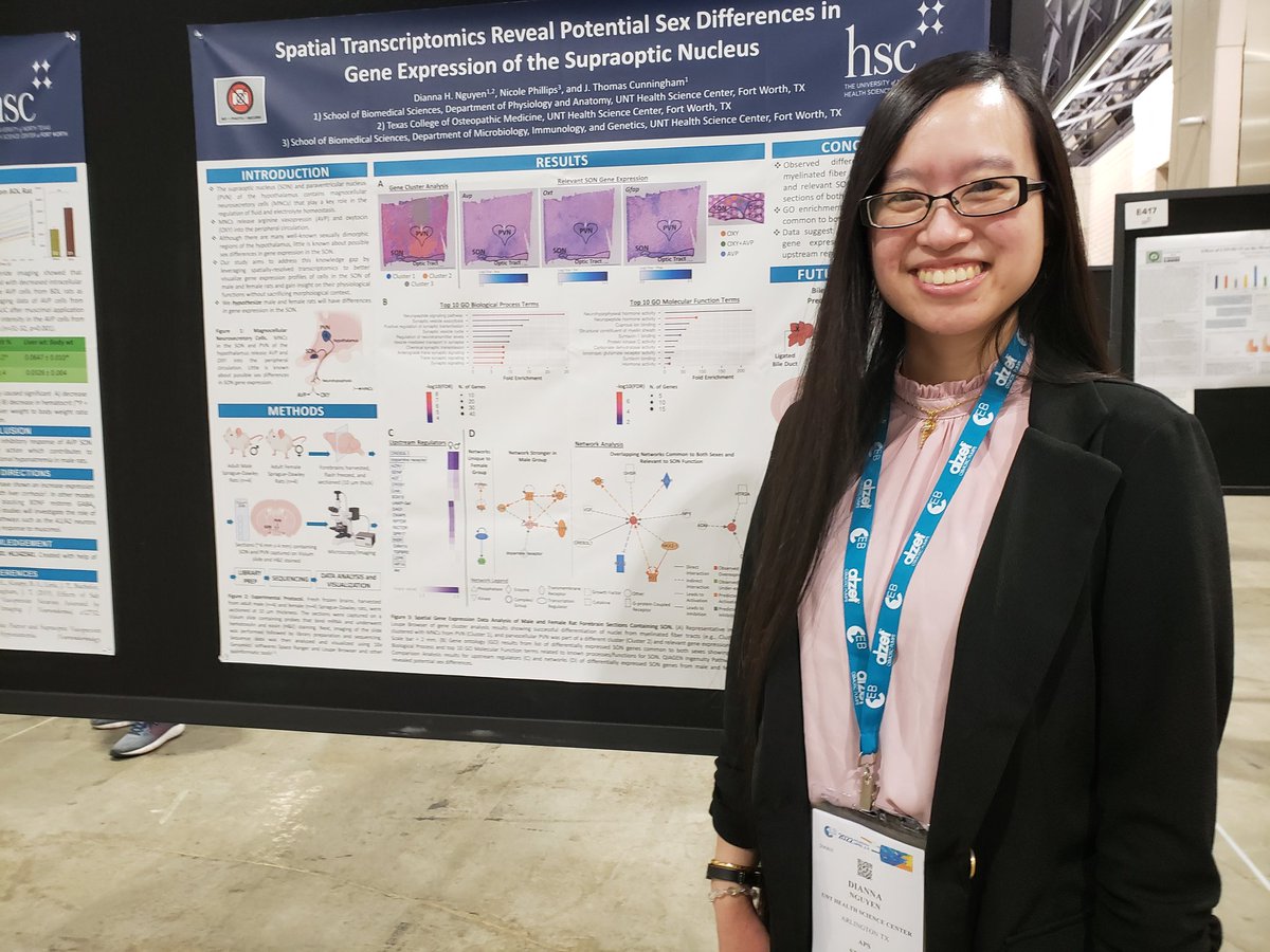 DiannaHNguyen1's tweet image. Finally made it to Philly for #ExpBio! ❤ Grateful to have made it in time for my poster presentation this morning (after a wild journey of flight cancelation and delays)! Please stop by to learn about our latest #SpatialTanscriptomics studies! 🥰
