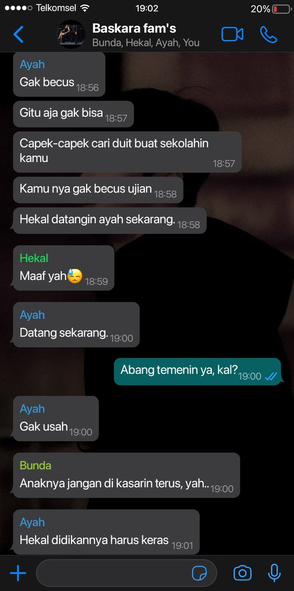 yourAngel_mhst's tweet photo. — Santosha.

“bang, jangan yang seperti ayah.”

Markhyuck au. https://t.co/52GPmpmKBs