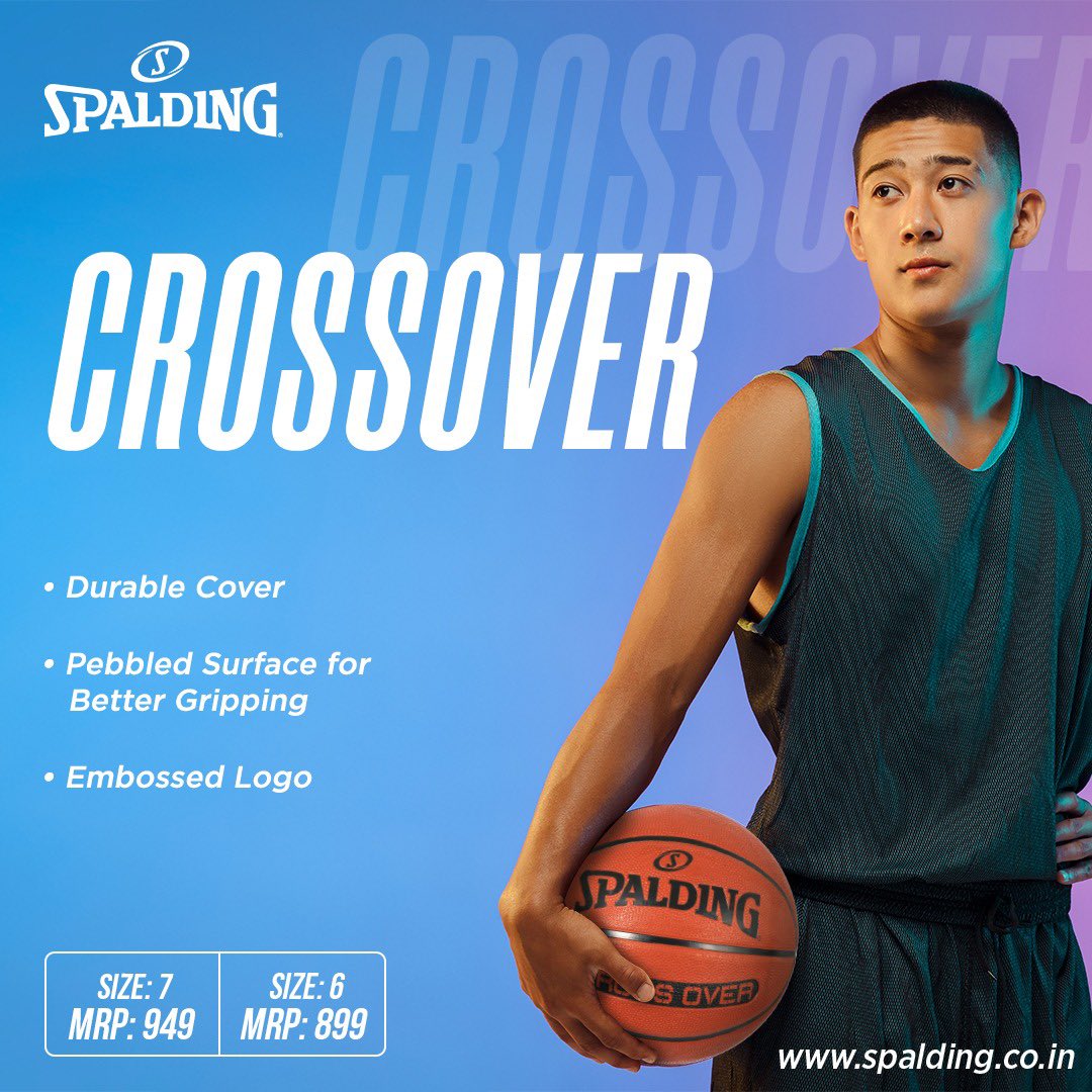 IndiaSpalding's tweet photo. The Spalding Crossover Range offers better gripping through its pebbled surface and makes practice and games competitive and of a better level.

#Spalding #SpaldingIndia #Basketball @BFI_basketball https://t.co/K6JX9HmQmB
