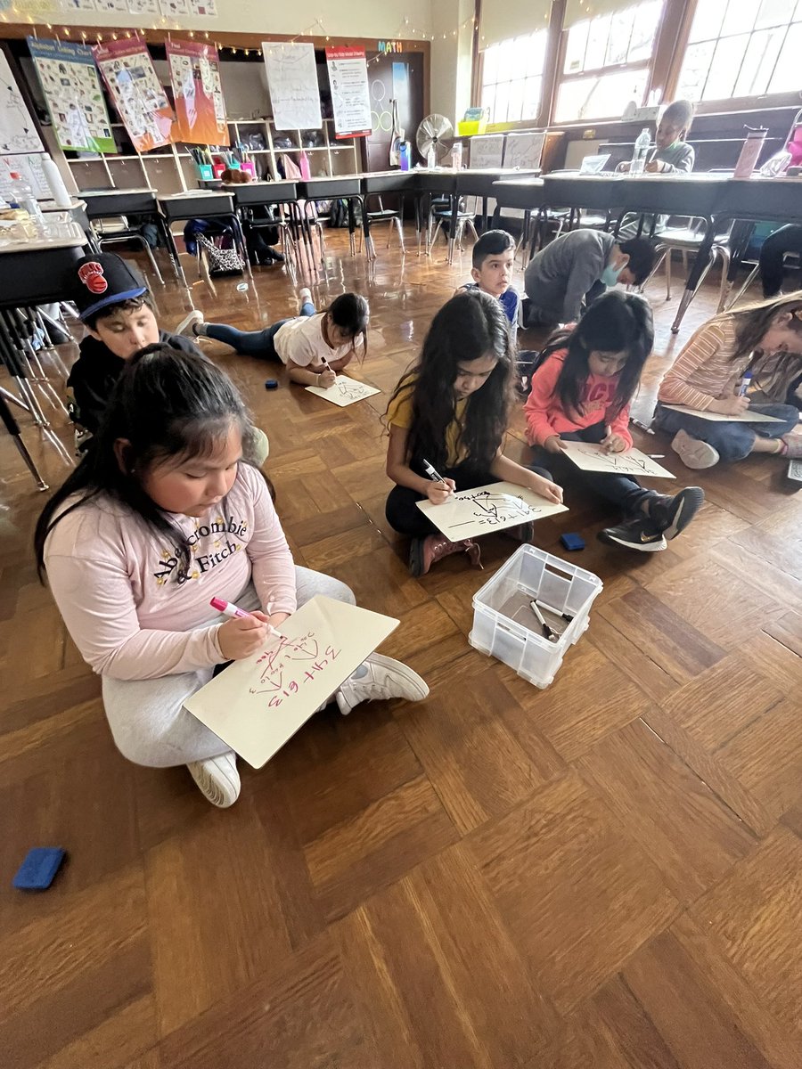 chrissy_silva3's tweet photo. Great way to end a Friday! Students are having fun while being engaged. Thank you Mr. Greg Tang for making your recorded live videos available.  @gregtangmath @VioletAvenueSch @HydeParkCSD https://t.co/EeXmt2NhpQ