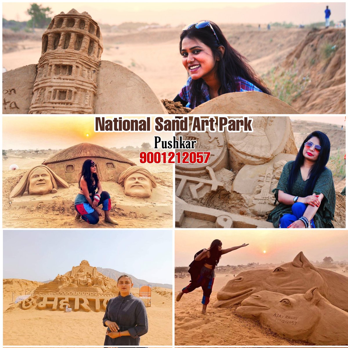 sandartistajay's tweet photo. Welcome to #National_sand_art_park in #pushkar_desert. #rajasthan #sand #dunes #nationalpark https://t.co/oiOJ3kdCWq