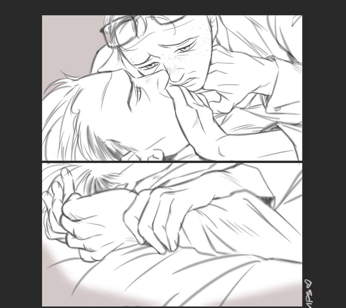 plush4bunny's tweet image. been reading a lot of #Valoris pining so i had to redirect all these feelings onto a fanart 😭🖤

#fanart #chernobylhbo #hbochernobyl