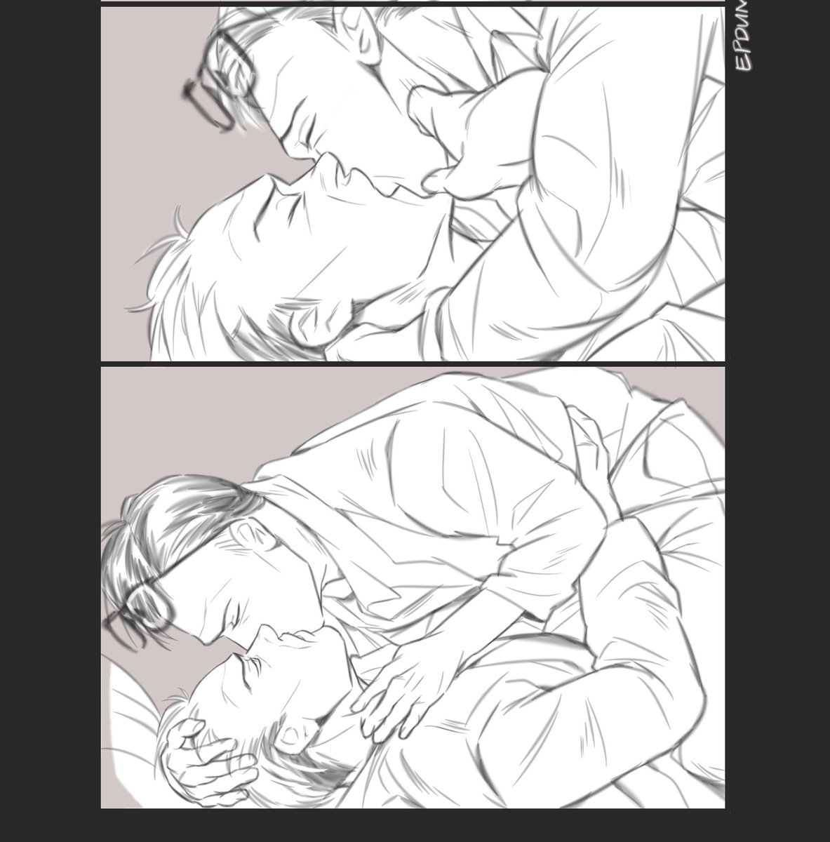 plush4bunny's tweet image. been reading a lot of #Valoris pining so i had to redirect all these feelings onto a fanart 😭🖤

#fanart #chernobylhbo #hbochernobyl