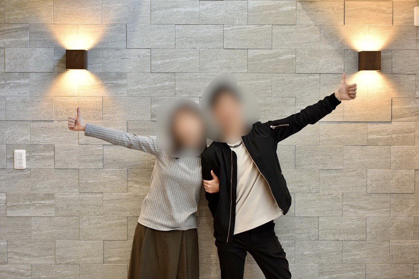 GS_nebosuke's tweet photo. 新居で浮かれたバカ夫婦です🥳
住設写真はまた後ほど https://t.co/zbYwlvcTyo