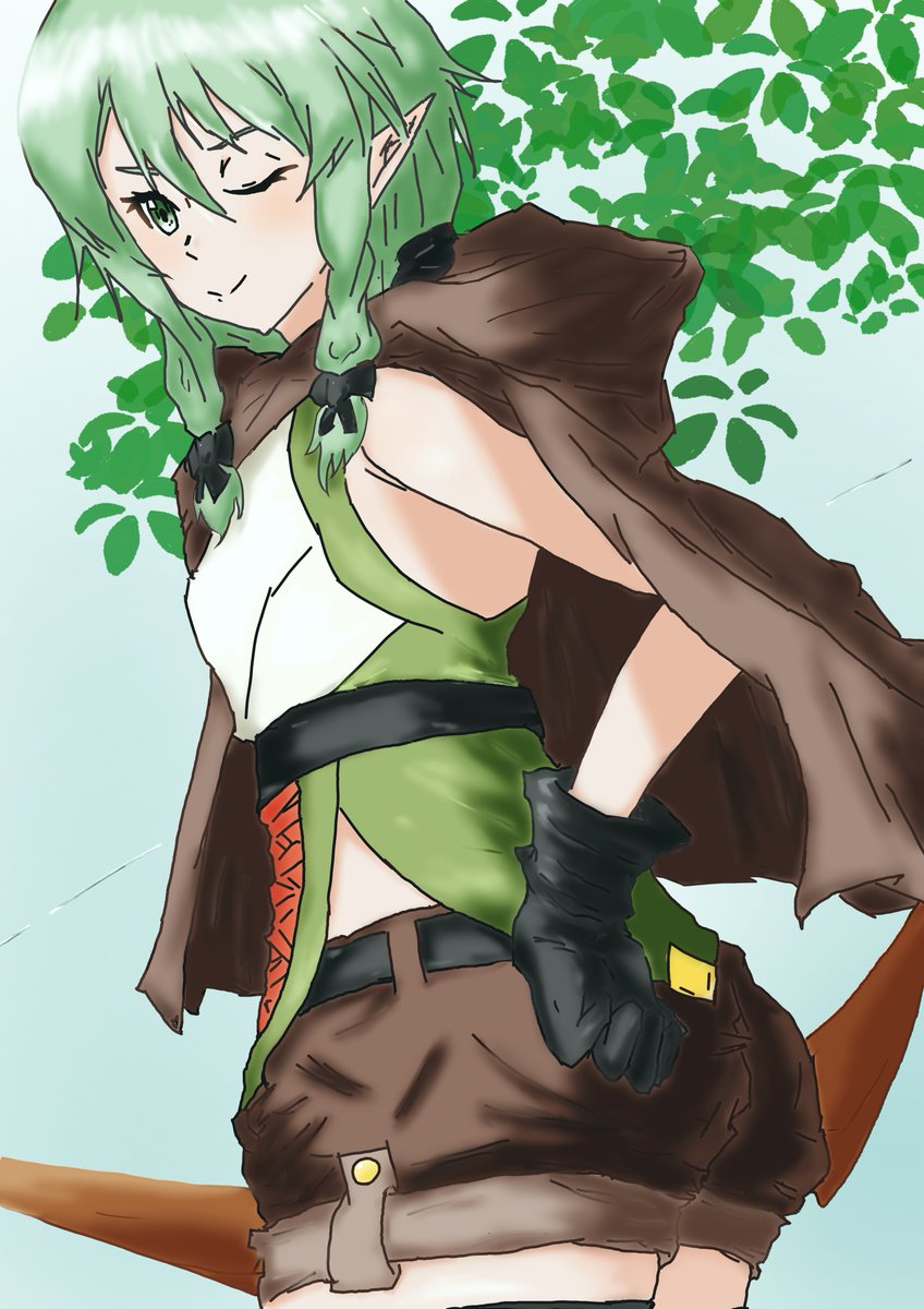 「エルフちゃ!!!!!!!!!!!!!!!!!できるようになったこと、至らないこと」|土管のイラスト