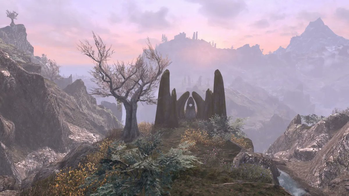 Happdragon's tweet photo. Landscapes today @Happdragon @NexusSites @BethesdaStudios 
#ElderScrollsOnline #Elderscrolls #Skyrim #SkyrimMods #SkyrimSE #VirtualPhotography #VPRT #VPGamers #VPCONTEXT #VGPUnite #VGPNetwork #TheCapturedCollective #GamerGram #photomode #ThePhotoMode #Pnkfam https://t.co/z5DXUWlZRO