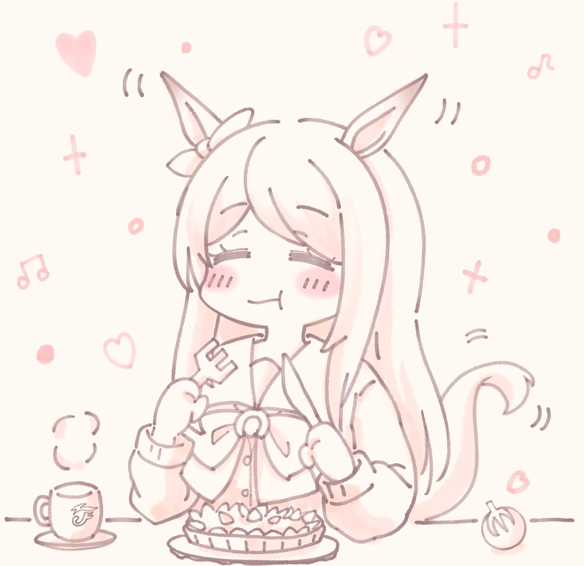 メジロマックイーン(ウマ娘) 「いっぱいたべるきみがだいすきだよ 」|JOKER/香のイラスト