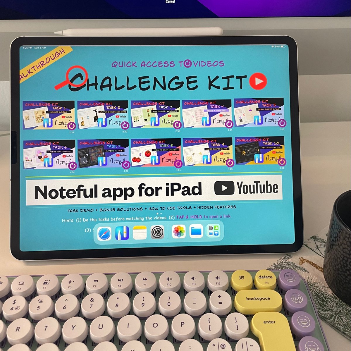Noteful - notes taking app tweet media
