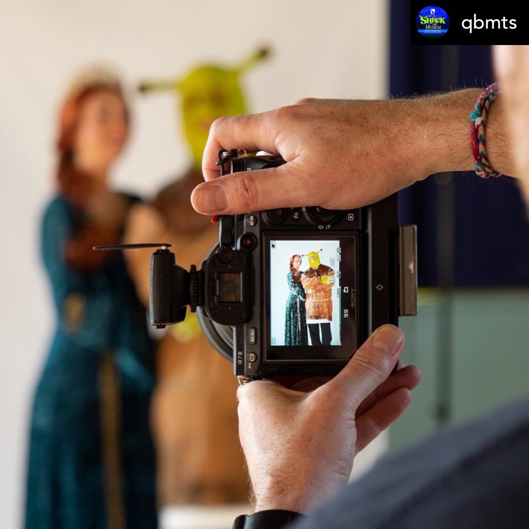 Shrek, Fiona, Donkey &amp; (even) Lord Farquaad had fun last weekend getting together to pose for our publicity photos! <a href="/pmcostello/">Paul Costello</a> is a genius! Massive thanks too, to pt-ography for some cracking #bts footage. Tickets seaty.co.uk/qbmts-shrek Runs 4-11th June only at @bhillcivic