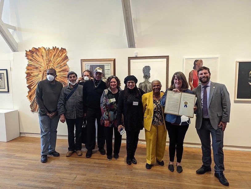 Elijah4Senate's tweet photo. Yesterday I stopped by Rockland Center for the Arts (RoCA) to present a NYS Senate resolution to Executive Director Daly Flanagan and rest of the team commemorating the center's 75th anniversary! https://t.co/8pFQEmO9iW
