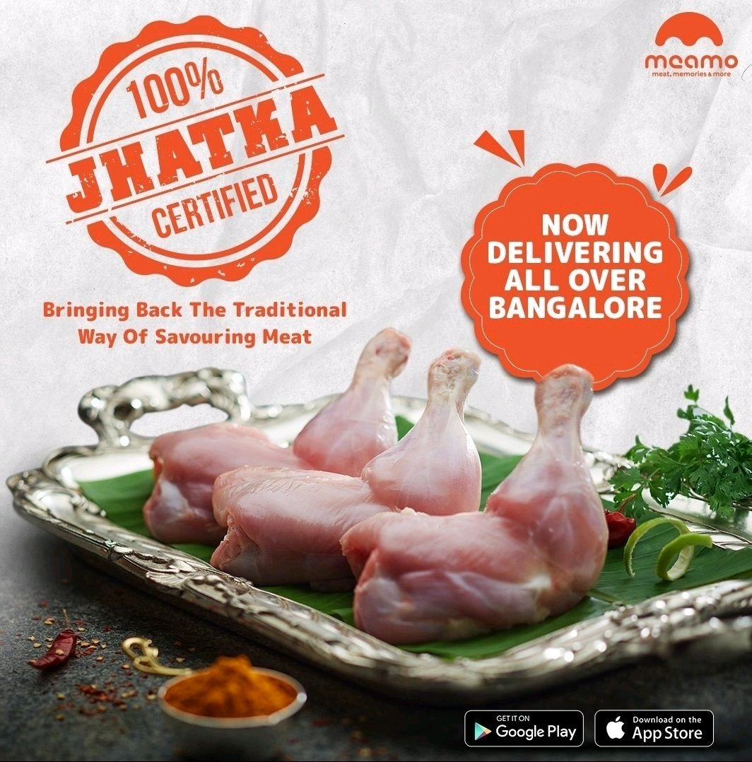 Meamo_in's tweet image. 🙏Thank you. @Meamo_in has been delivering #jhatkameat in Bangalore for over a Year now. #meatwithintegrity