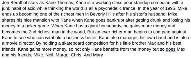 MorganZombie16's tweet photo. Plot to my new unmade film "Krazy Kane" https://t.co/oEPAipKkVR